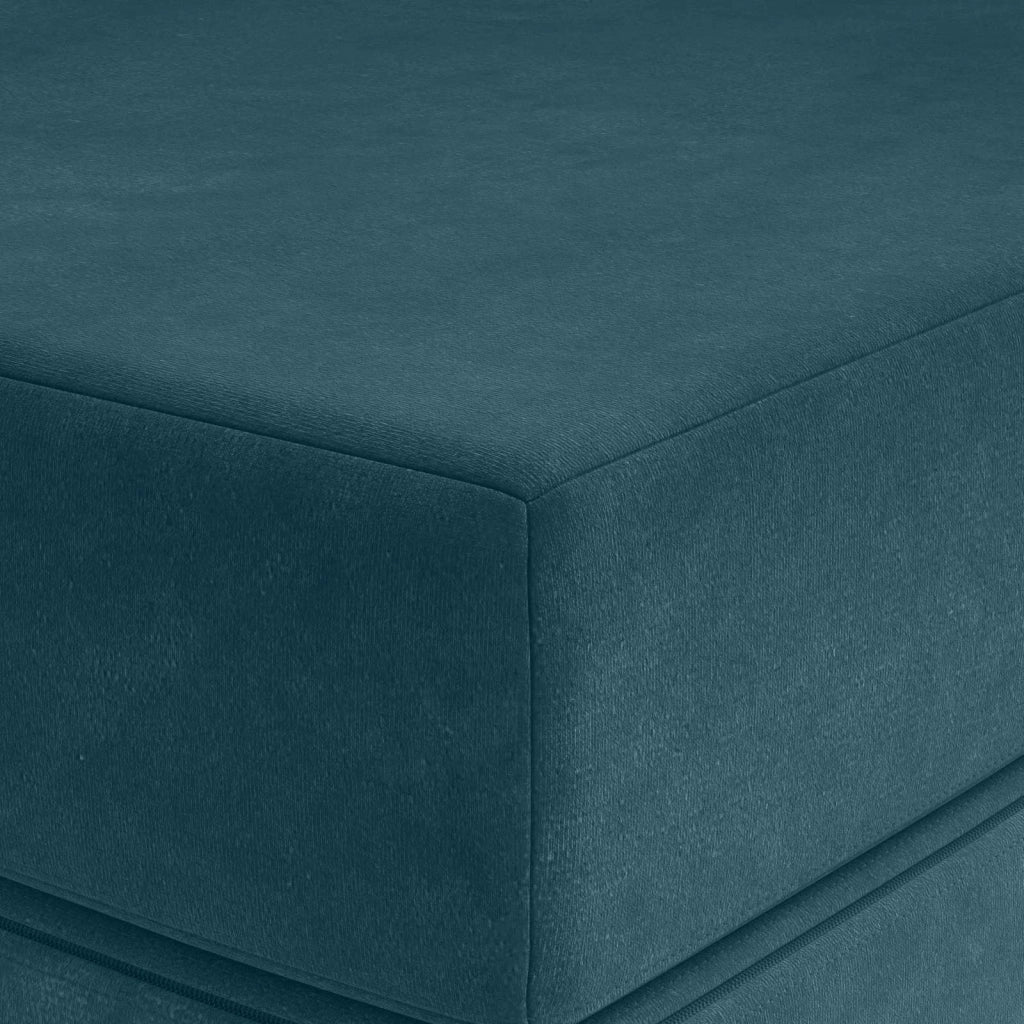 Divano Letto Pieghevole 200 x 67 x 45 cm Blu
