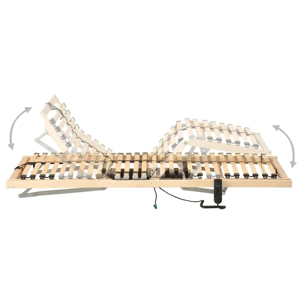 Letto con Telaio a Doghe Elettrico 28 Doghe 7 Zone 70x200 cm 321822