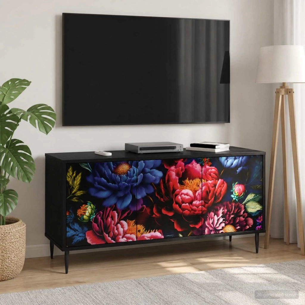 Mobile TV KIEL 102 x 33 x 51 cm Rovere Nero 8007103