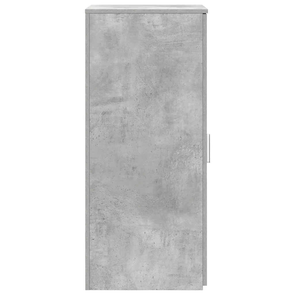Mobile Portaoggetti Grigio Cemento 40x45x103,5 cm in Truciolato 859036