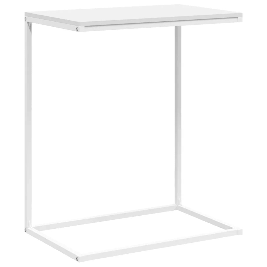 Tavolino da Salotto Bianco 55x35x66 cm in Legno Multistrato cod mxl 58821