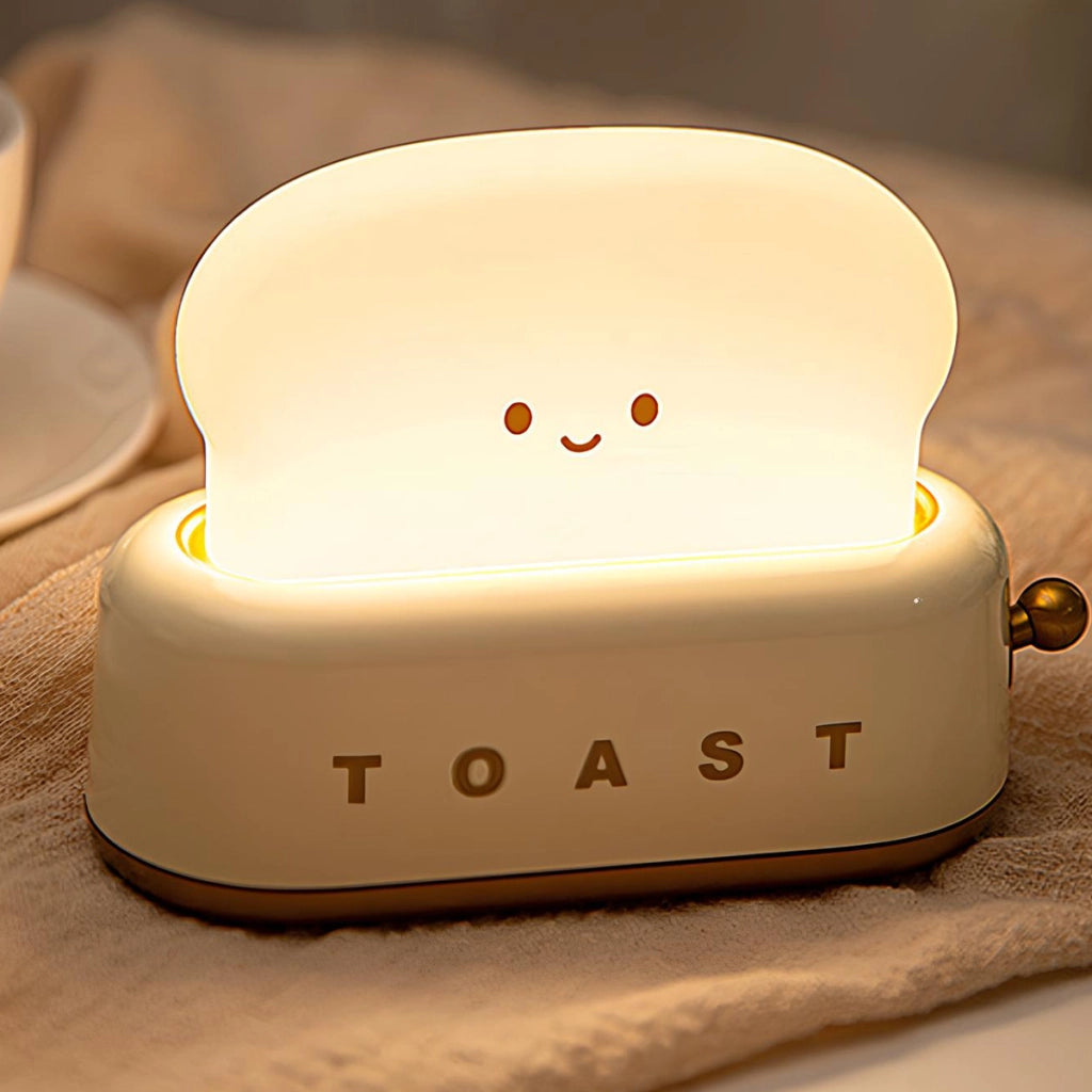 Luce notturna tostapane per bambini modello Morning Bianco / Giallo TechKidz
