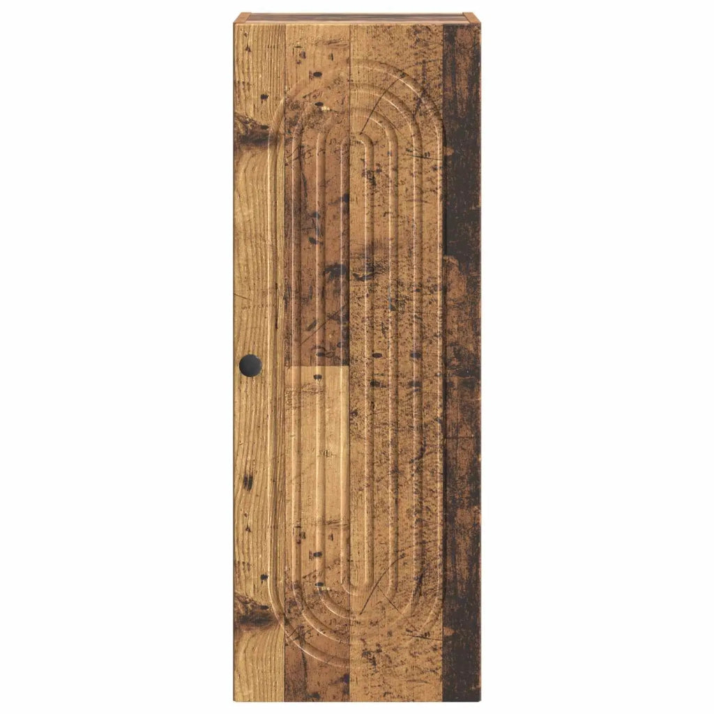 Mobiletto a muro Legno antico 33 x 34,5 x 90 cm 898083