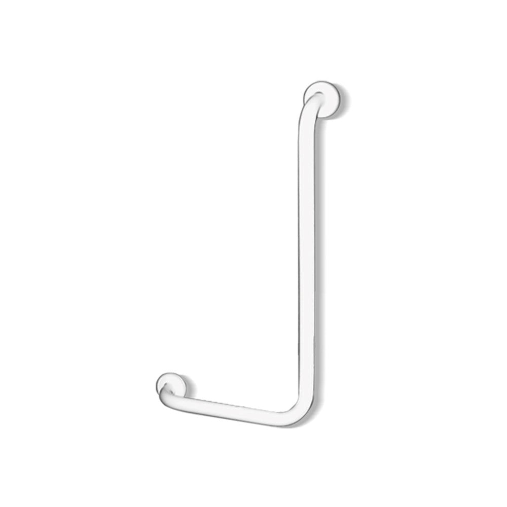 Maniglia sicurezza goman verticale e laterale dx inox bianco