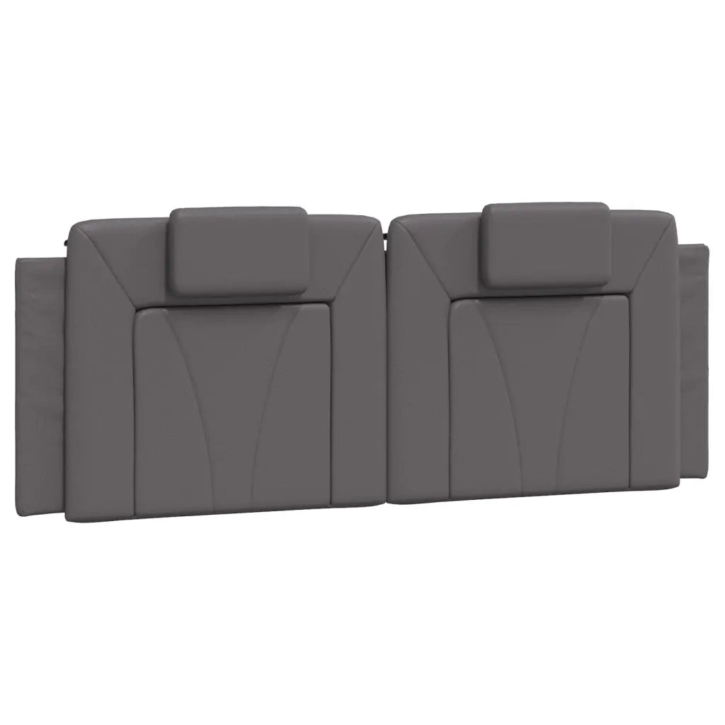 Cuscino Testiera Viana Grigio 120 cm in Similpelle CFW4446913