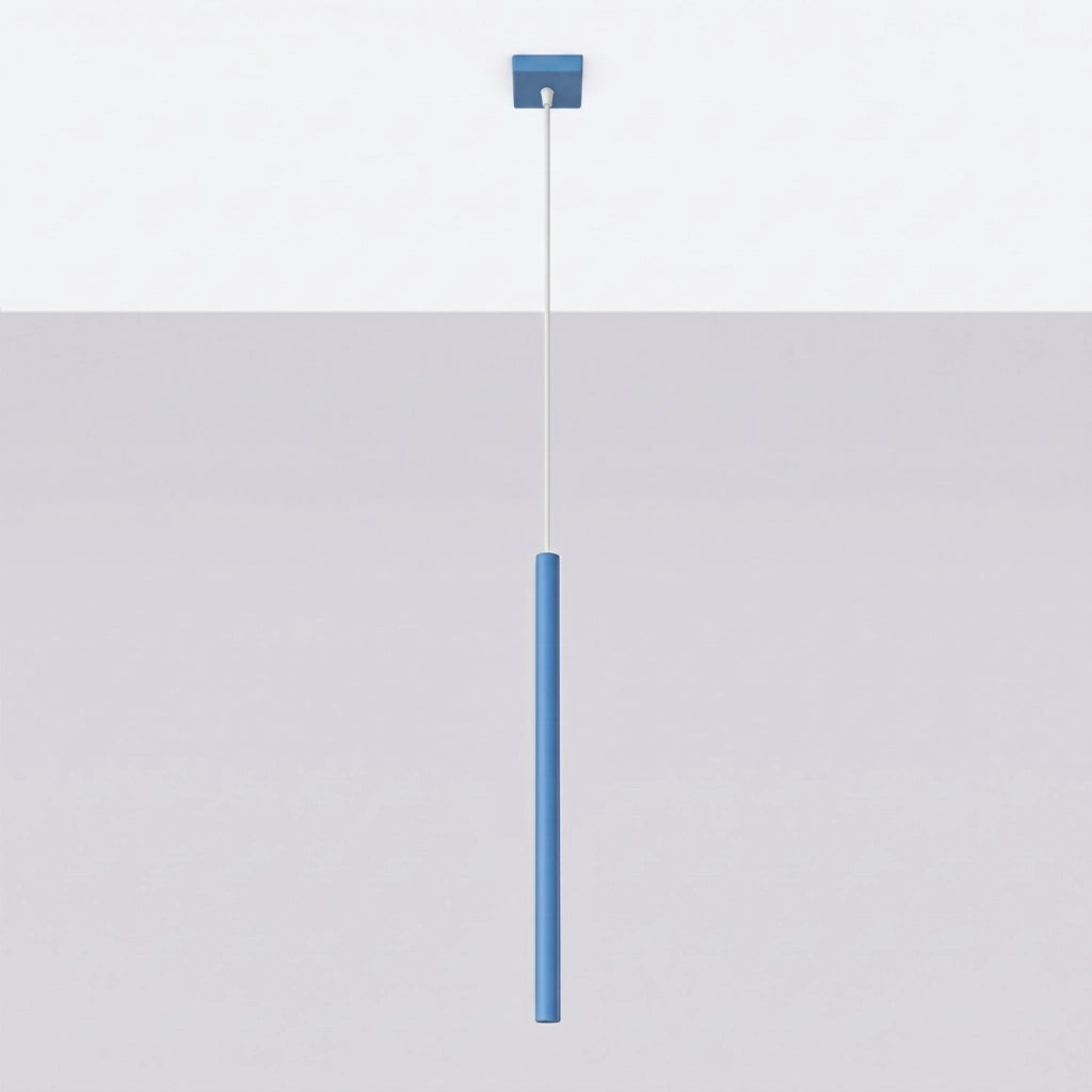 Lampada a sospensione PASTELO 1 azzurro