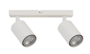 Plafoniera Sigma Zoom bianca barra orientabile 2xGU10 25W