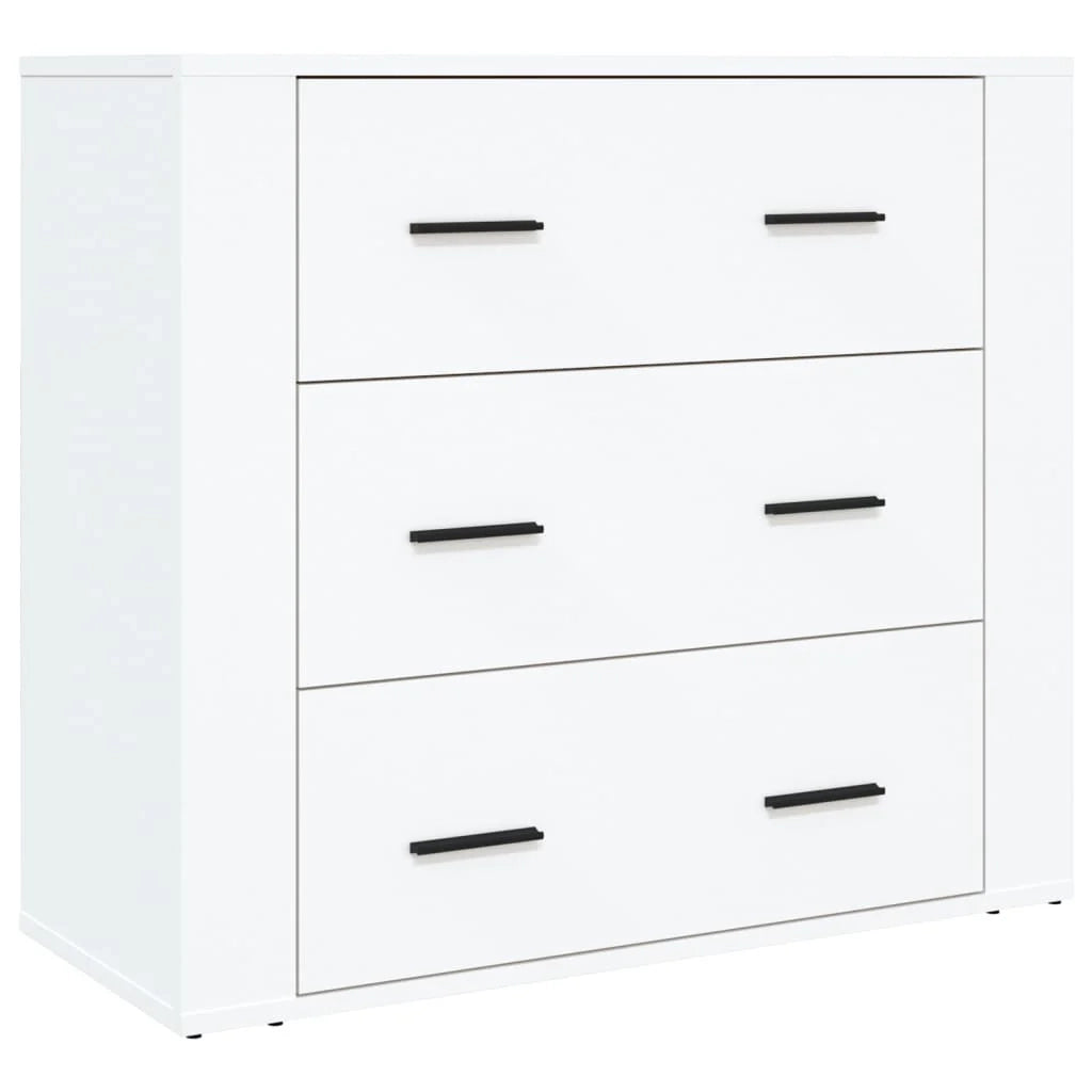 Buffet credenza cassettiera armadio mobile contenitore organizer cucina soggiorno salotto alto legno ingegnerizzato bianco 02_0032782