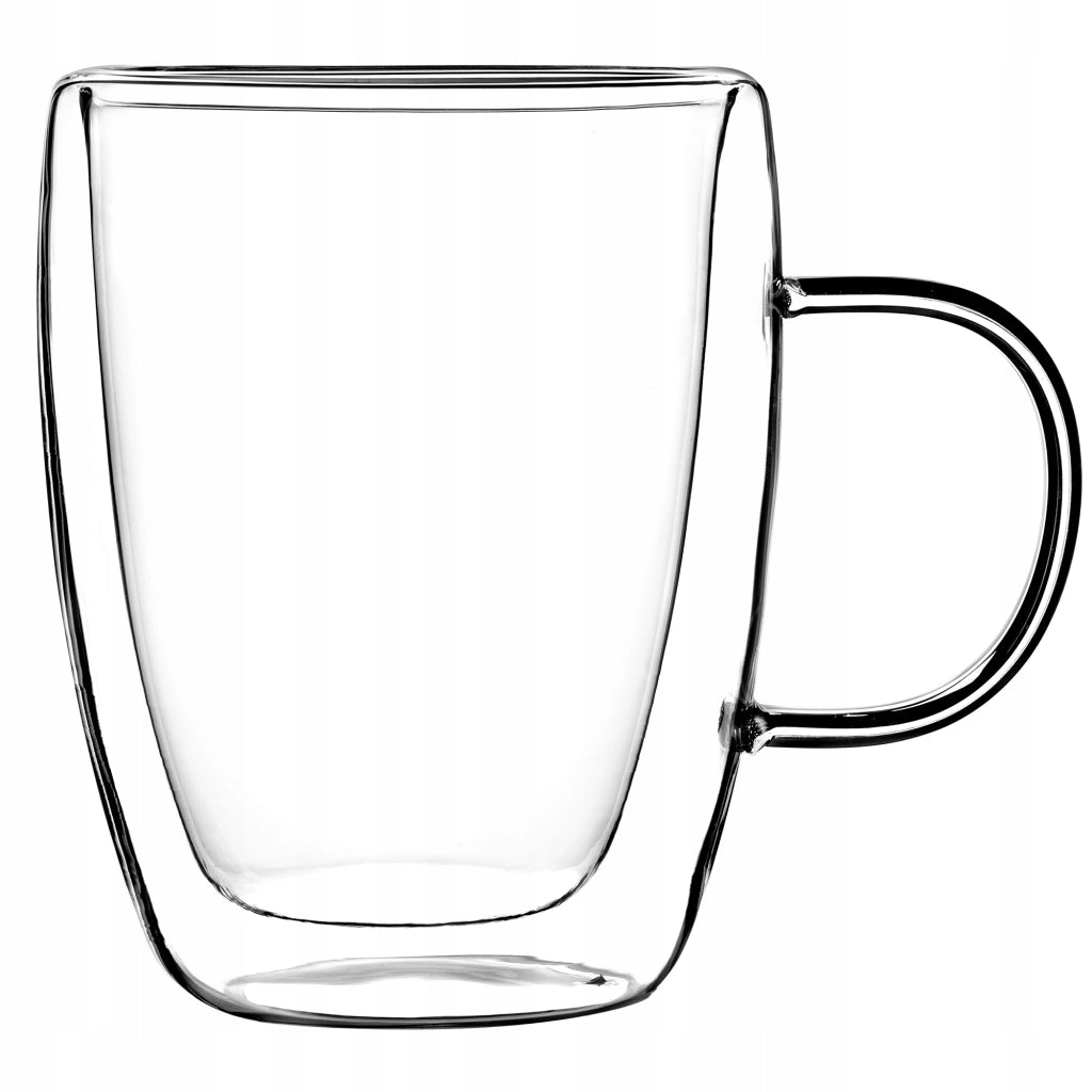 Bicchieri termici KADAX per caffè, tè, latte macchiato, tazze a doppia parete da 350 ml, confezione da 6 pezzi