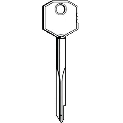CHIAVE A CROCE CISA 00210 ORIGINALE - ACCIAIO NICHELATO- 5 pezzi