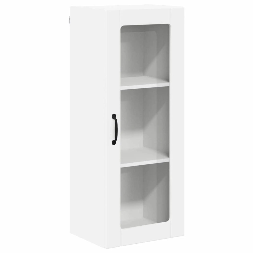 Mobile in vetro da parete LUCCA Bianco 40 x 31 x 100 cm 885095