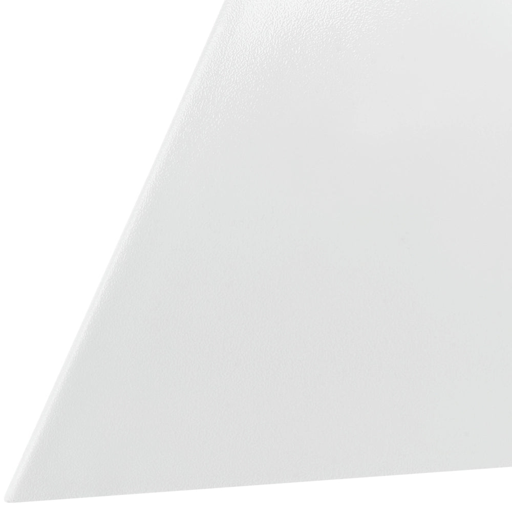 Tavolino in plastica tringolare bianco soggiorno elegante
