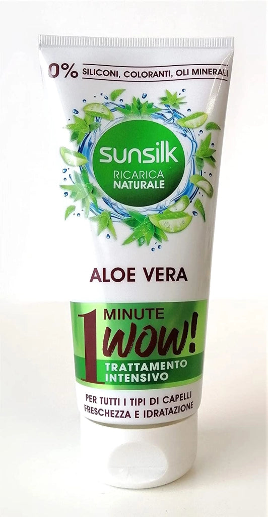 SUNSILK 1 MINUTE WOW MASCHERA PER CAPELLI ALL'ALOE VERA 180 ML