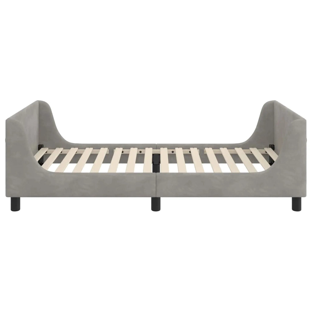 Struttura letto bambini con testata Grigio chiaro 90 x 200 cm 42010887