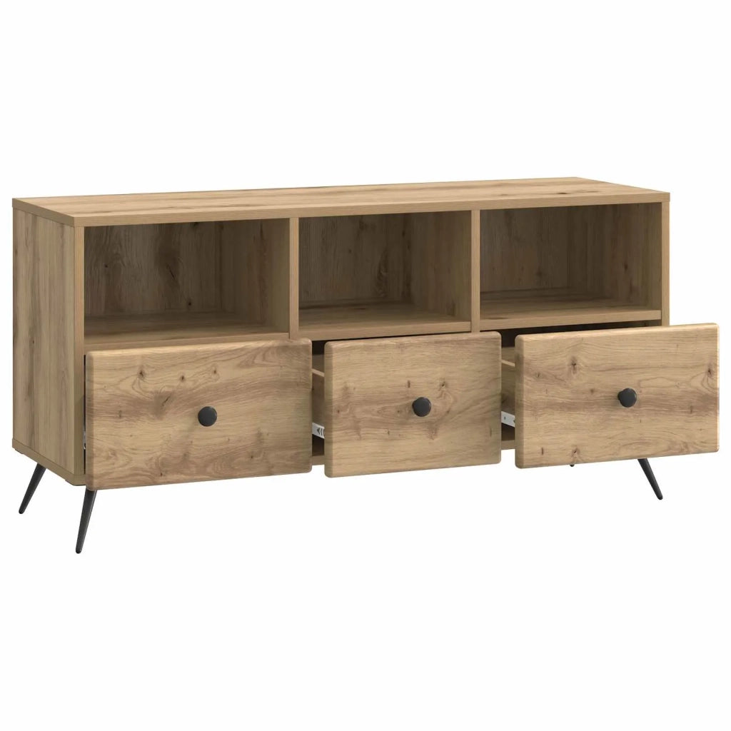 Mobile TV con cassetto Rovere Artigianale 102 x 34,5 x 50 cm 895604