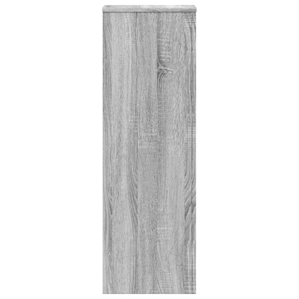 Portavasi Sonoma mobile portafiori 33 x 33 x 100 cm legno ingegnerizzato grigio 02_0045176