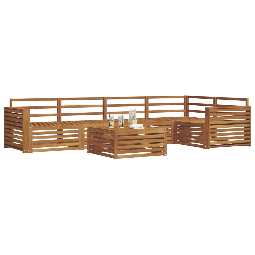 Set di divani da esterno 6 pcs Naturale 3373504