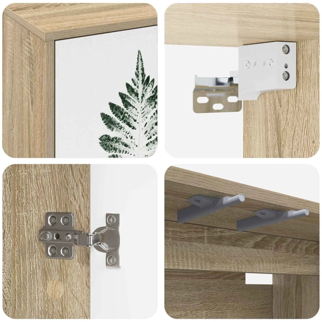 Mobile TV da Parete HANAU 69 x 33 x 40 cm Rovere Sonoma 8007141