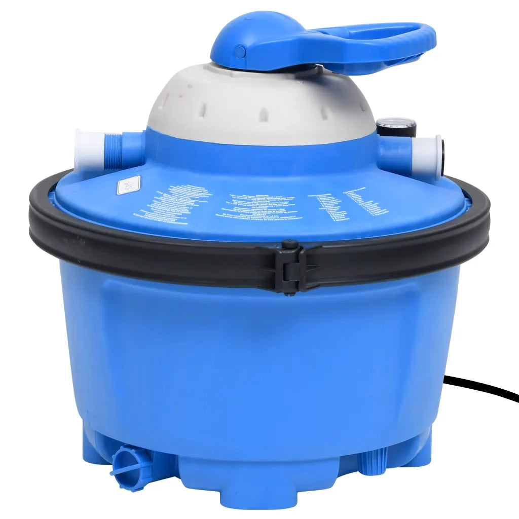 Pompa con Filtro a Sabbia Blu e Nera 385x620x432 mm 200W 25L CFW5806419