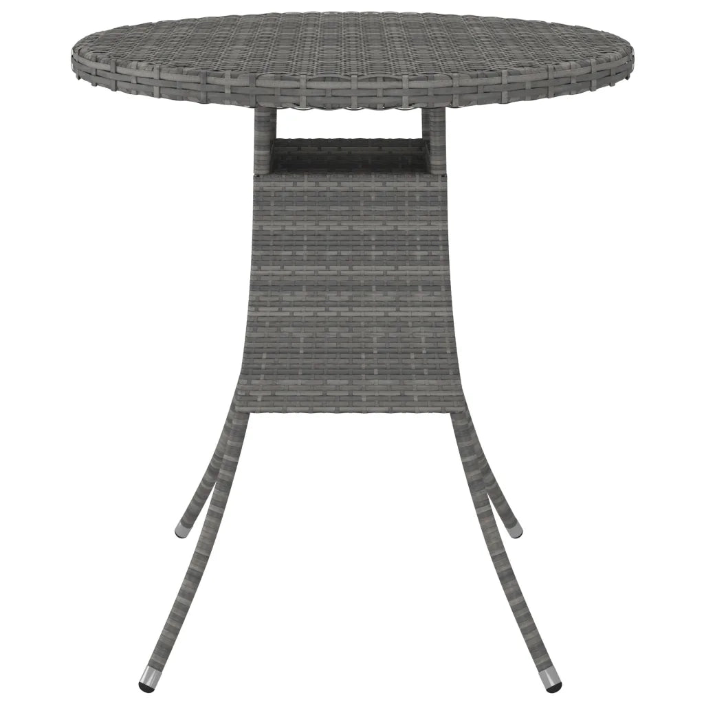 Set Divani da Giardino 7 pz con Cuscini in Polyrattan Grigio cod mxl 41281