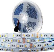 Striscia di Luce LED 4 in 1 RGBWW RGB + bianco caldo 3000K 5M - Colori misti - SMD 5050 - IP20 - 300 LED - Per camera da letto cucina decorazione