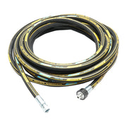 Rotolo da 10 m di tubo flessibile per lavanderia DN8 2SN con spina 22x1,5 mm e raccordo da 3/8 alle estremità