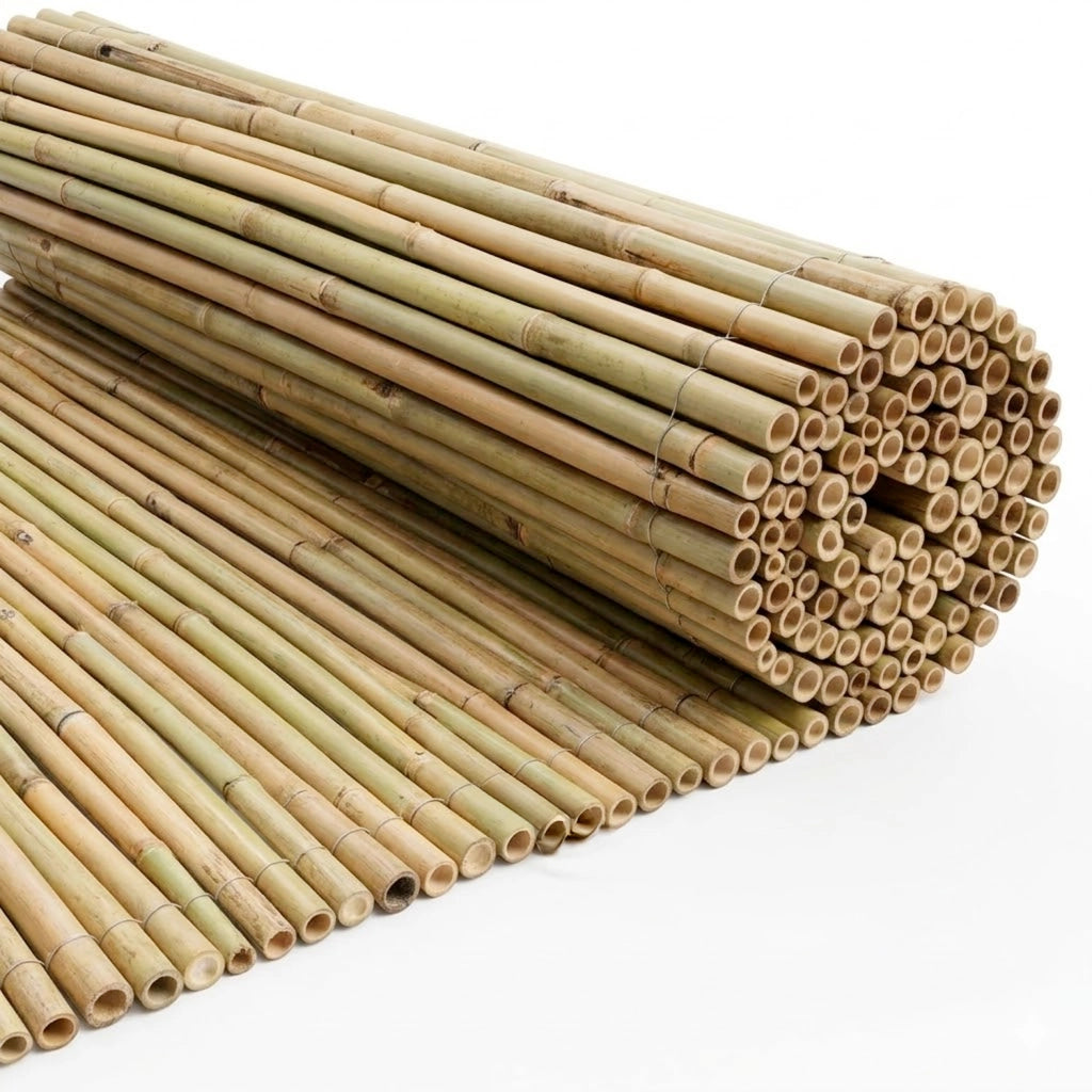 Arella In Bamboo Per Recinzione Ombreggiante Schermatura Privacy Da Esterno Resistente Decorativa Per Giardino Terrazzo Balcone 1.5x3 Metri