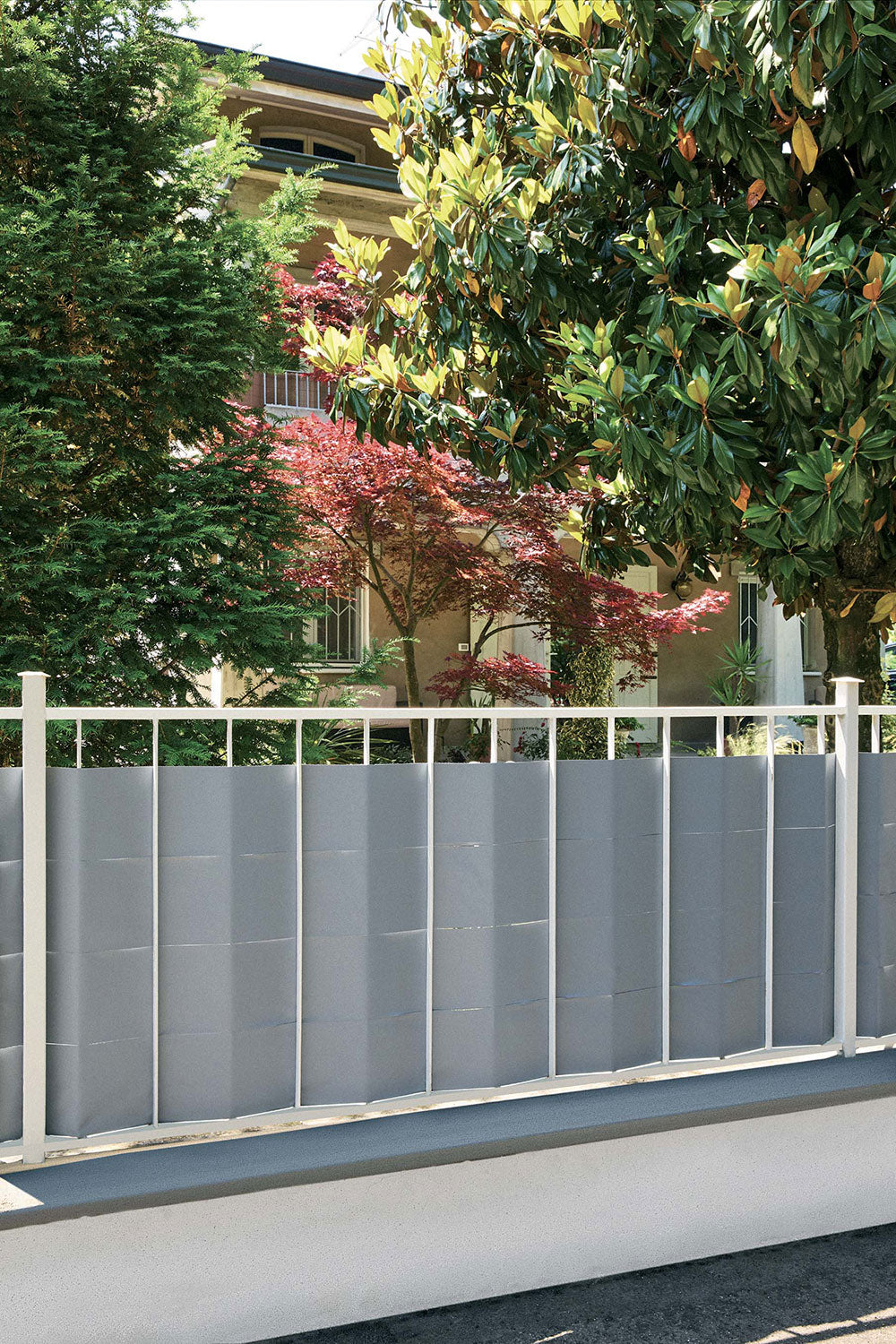 Telo di Occultazione Striscia Soft Verdemax 20x350 cm in PVC Resistente a UV Grigio