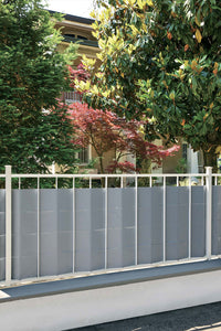 Telo di Occultazione Striscia Soft Verdemax 20x350 cm in PVC Resistente a UV Grigio