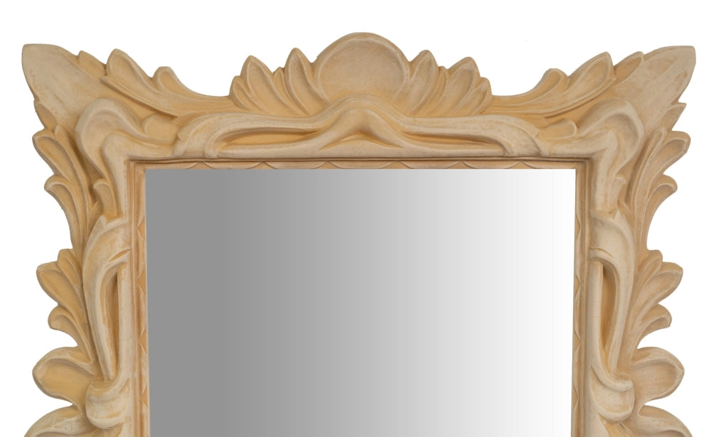 Biscottini SPECCHIERA DA PARETE IN LEGNO FINITURA GREZZA MADE IN ITALY realizzata Offerta