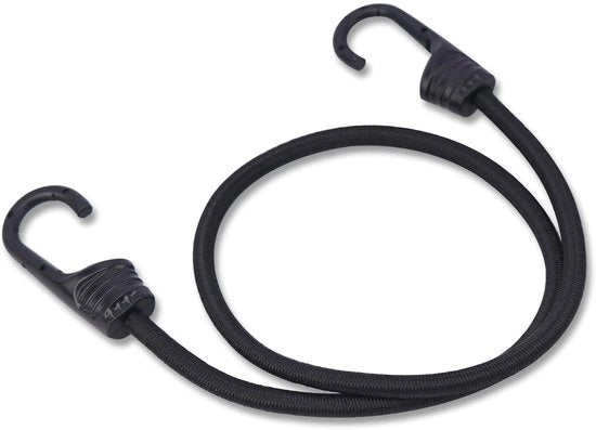 Corda bungee con ganci, espansione con ganci (6 pezzi), diverse misure di cinture da bagaglio con ganci, cinghie di trazione extra resistenti con ganci per vele, biciclette, motocicli, auto e rimorchi (90 cm)