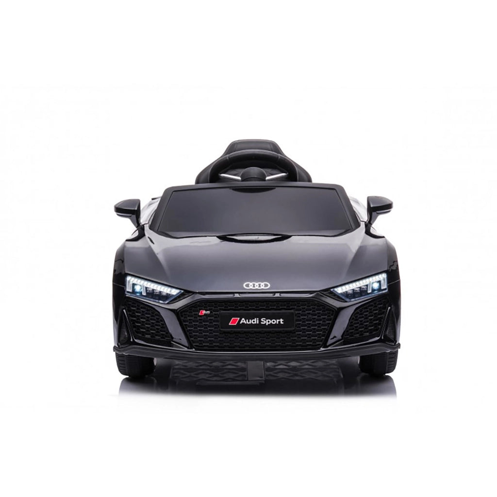 Macchina Elettrica per Bambini 12V Licenza Ufficiale Audi R8 New Spyder con Telecomando e Sedile in pelle Nero