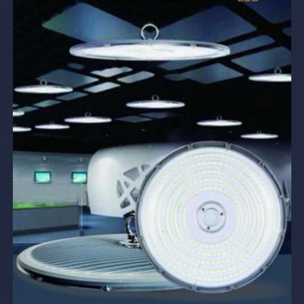 Trade Shop - Faro Led Slim Industriale 50 W Ufo Lampada Riflettore Ip65 Luce Fredda He02-50w -