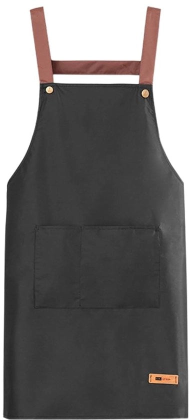 Cucina impermeabile - Cucina uomo/donna - Progettazione pratica - 2 tasche - Cintura extra lunga - PVC resistente - Cucina