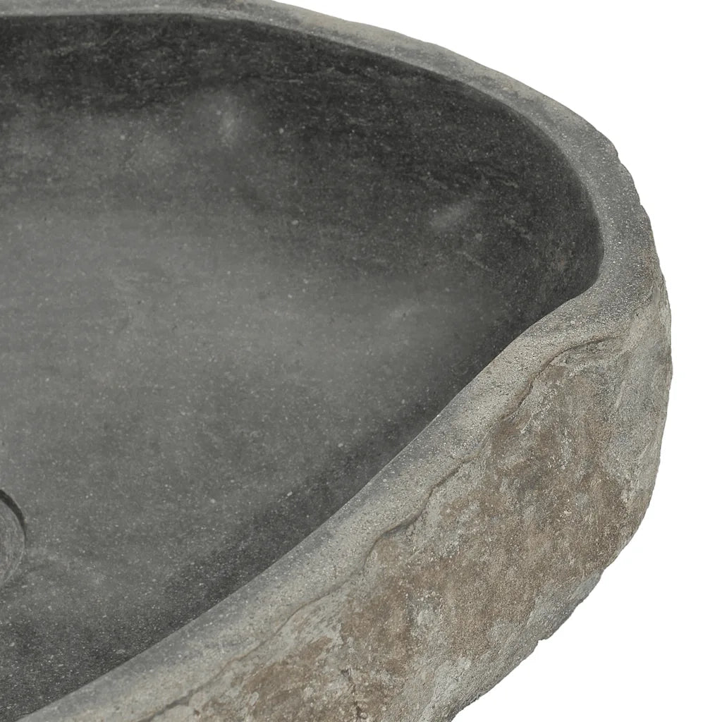 Lavandino in Pietra di Fiume Ovale (45-53)x(34-41) cm 242668