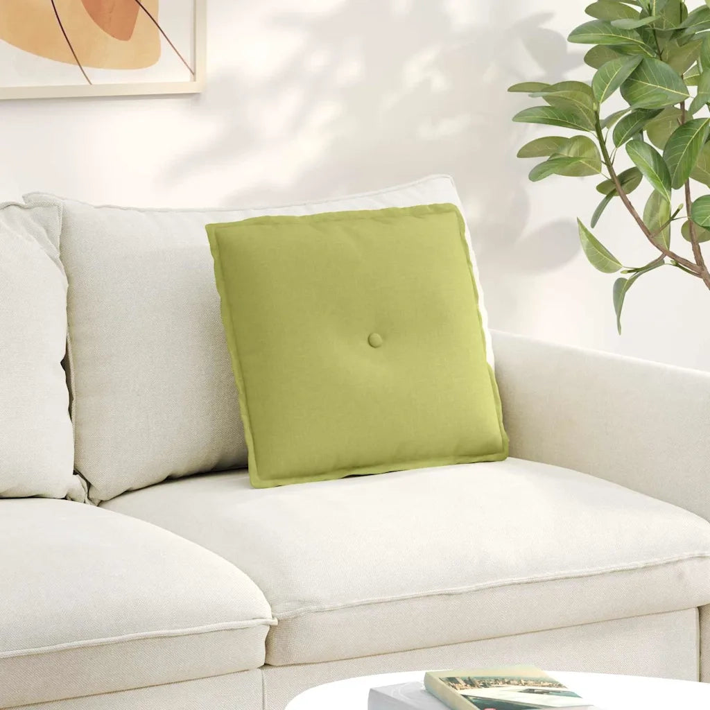 Cuscino per Schiena Verde chiaro 50 x 19 x 45 cm Tessuto