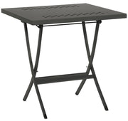 Tavolo da Giardino Pieghevole 80x80x75 cm in Acciaio RD Italia Hermes 80 Antracite