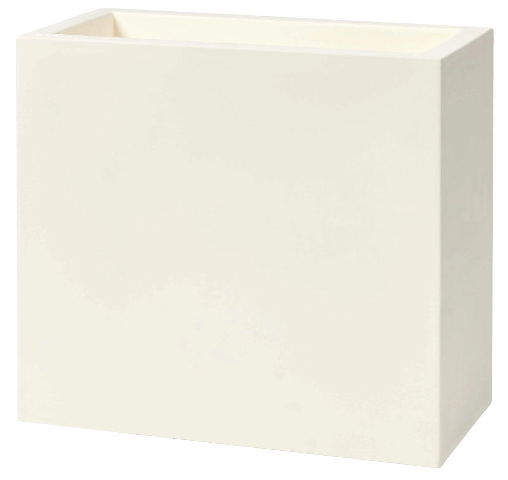 Vaso 99x39x70 cm in Polietilene Schio Tower 100 Bianco