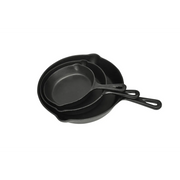 Set 3 Padelle in Ghisa Bistecchiere per Barbecue CFW7833498