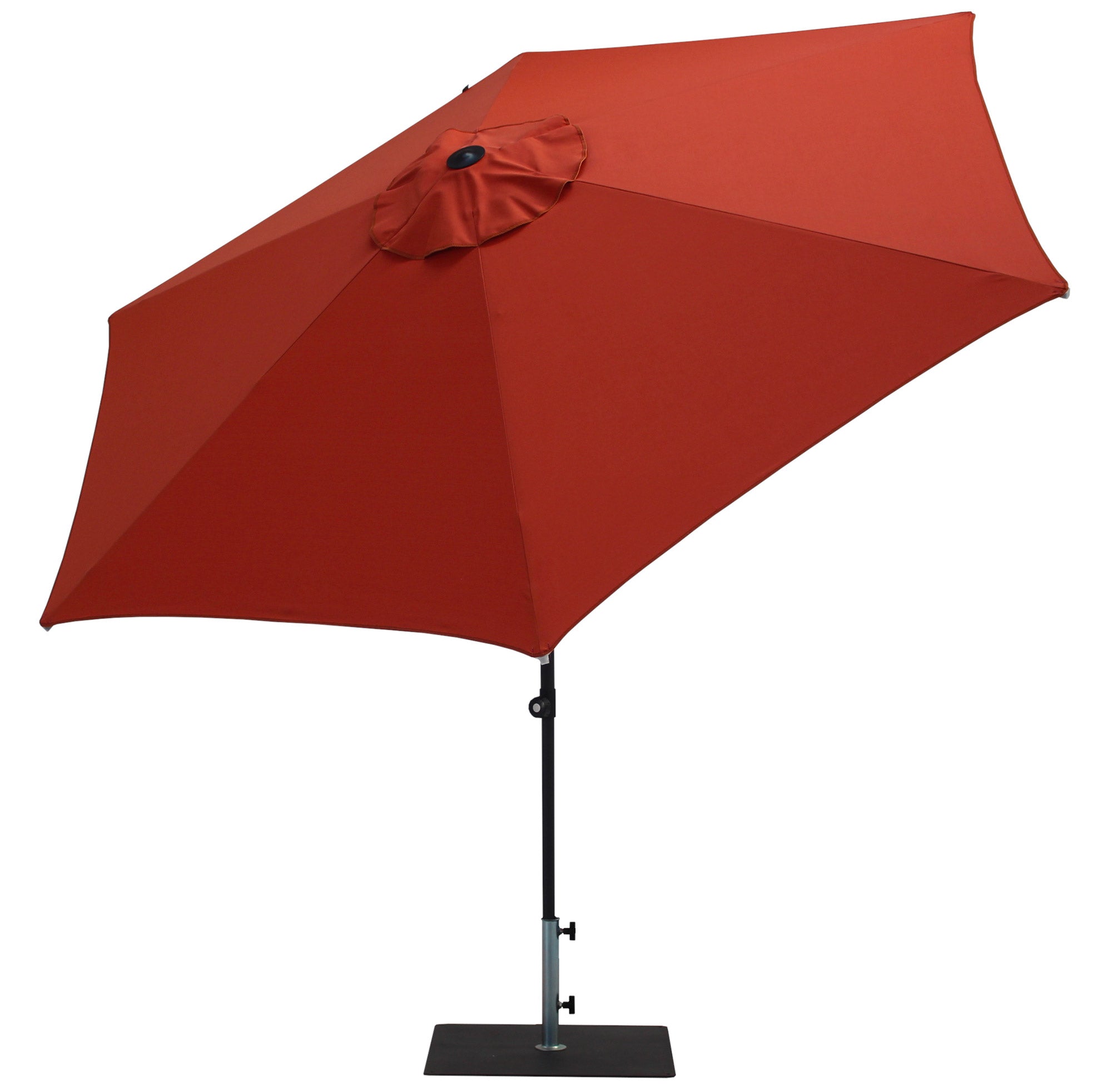 Ombrellone da Giardino Ø3 m Palo Ø38 mm in Alluminio Tessuto Olefin Trend Terracotta