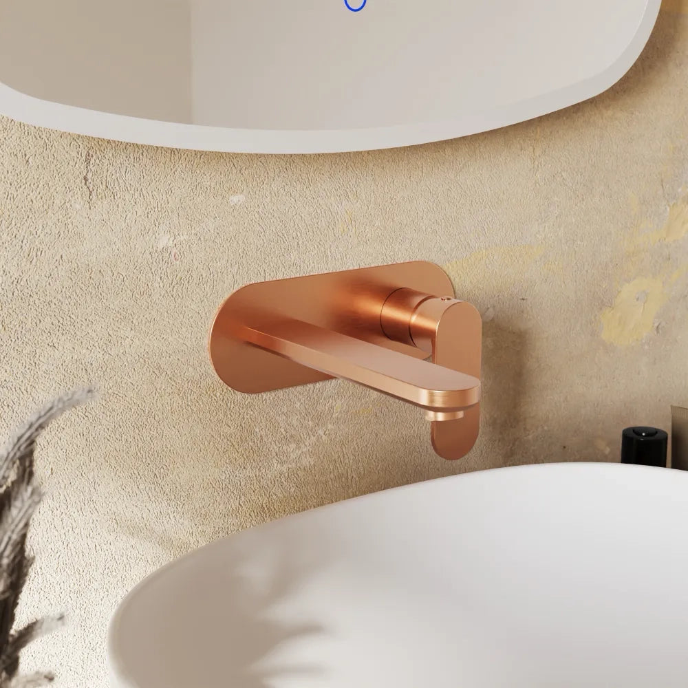 Miscelatore lavabo ad incasso rame spazzolato | Margot