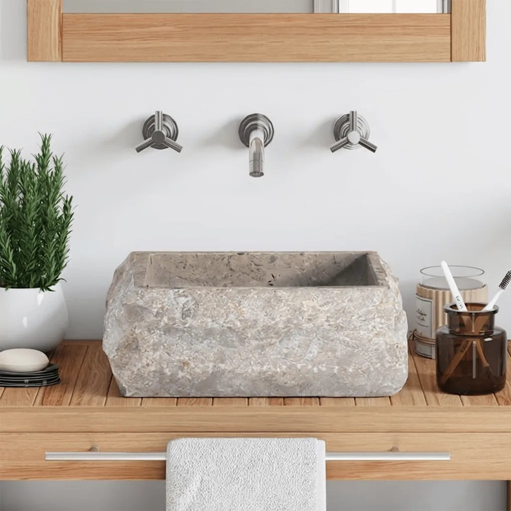 Lavandino Grigio 30x30x13 cm in Marmo 149176