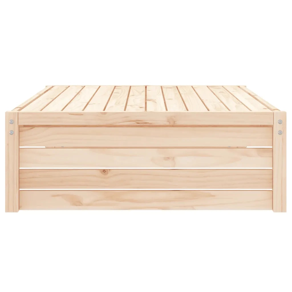 Poggiapiedi da Giardino 120x80 cm in Legno Massello di Pino