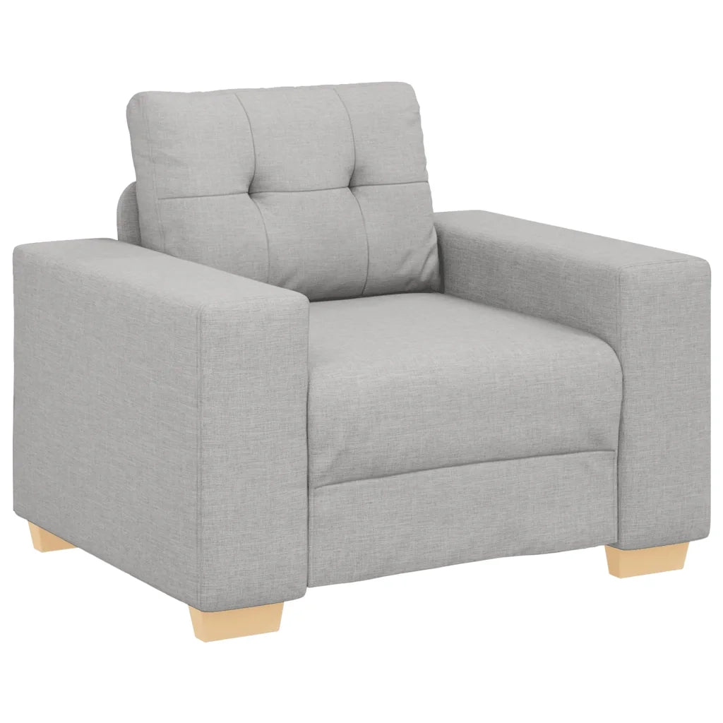Divano Sedia Grigio Nuvola 100x78x80 cm in Tessuto 4105066