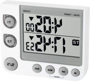 Cucina Digitale con Timer e Stoppa Tempo - Funzione di Memoria - 3 Nivei di Volume - Supporto Magnetico e Hanger - Bianco - 91 x 21 (30) x 76 mm