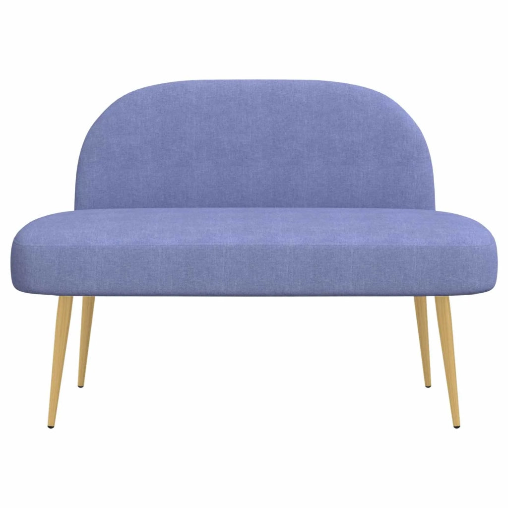 Panchina imbottita con schienale Blu Jeans 110 x 60 x 76 cm CFW4308594