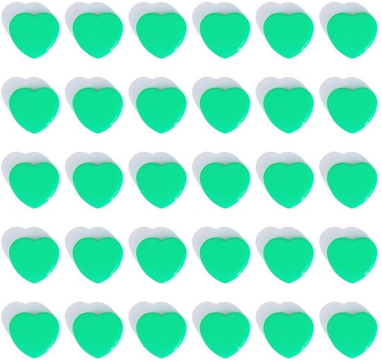 Magnetico per Tabellone Magnetico, 30 Pezzi Magnetici Magnetici Forti per Frigorifero Magnetici Mini Magnetici Piccoli Magnetici per Tabellone Bianco Magnetici per Scuola Prikbord Foto Scuola, Magnetici Verde