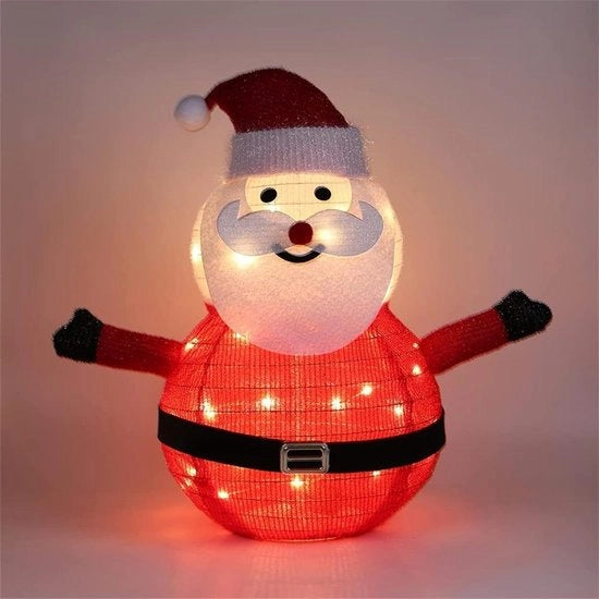Decorazione di Natale 56 cm - decorazione di neve per esterno e interno - decorazione di Natale 2024 pieghevole - decorazione di giardino per inverno
