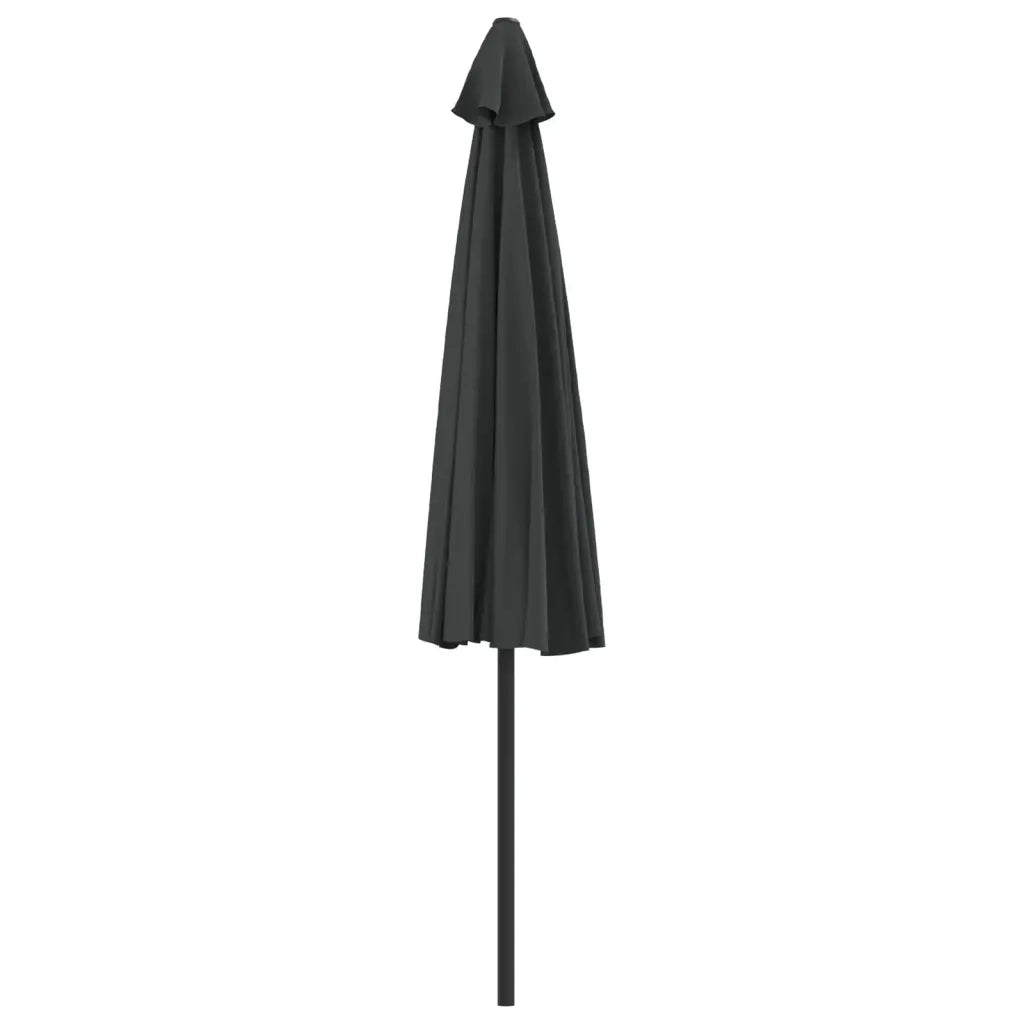 Ombrellone Balcone Palo Alluminio Antracite 300x150 cm a MetÃ  cod mxl 6548