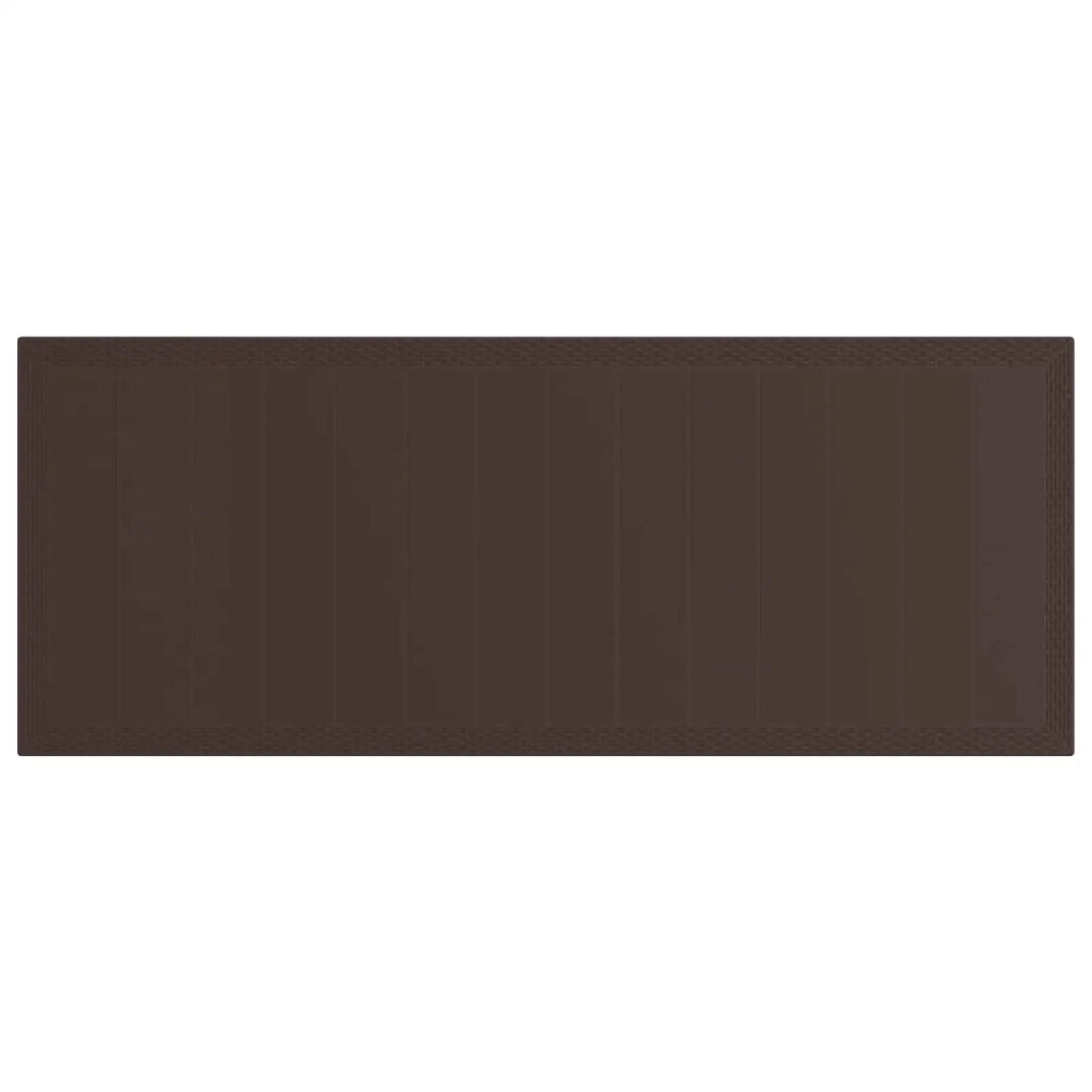 Set da Pranzo per Giardino 11 pz Marrone e Crema PP 3430171